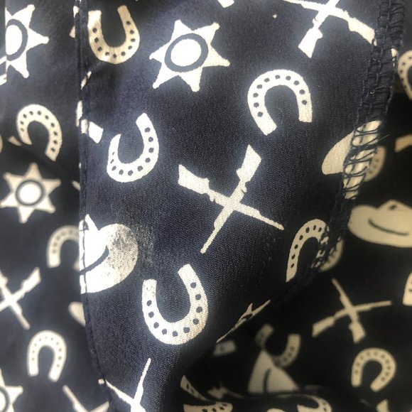 Western Print Button Up - Picture 4 of 8